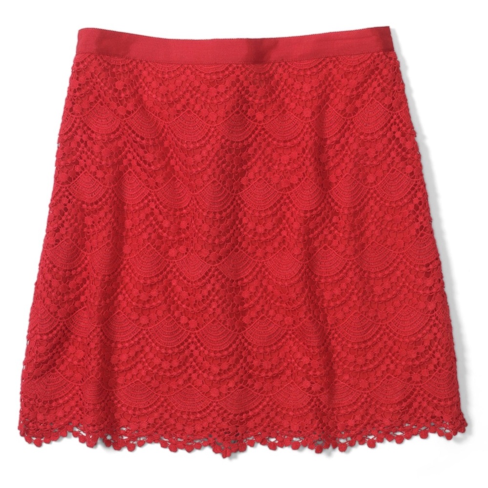 NWT Club Monaco Jayne miniskirt red size 12